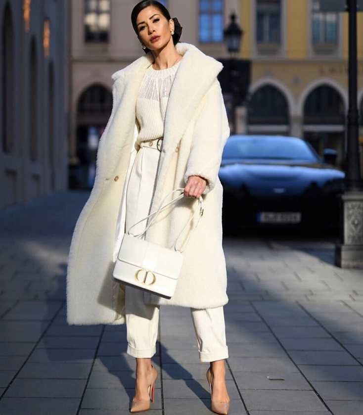 Мода зима верхняя одежда для женщин