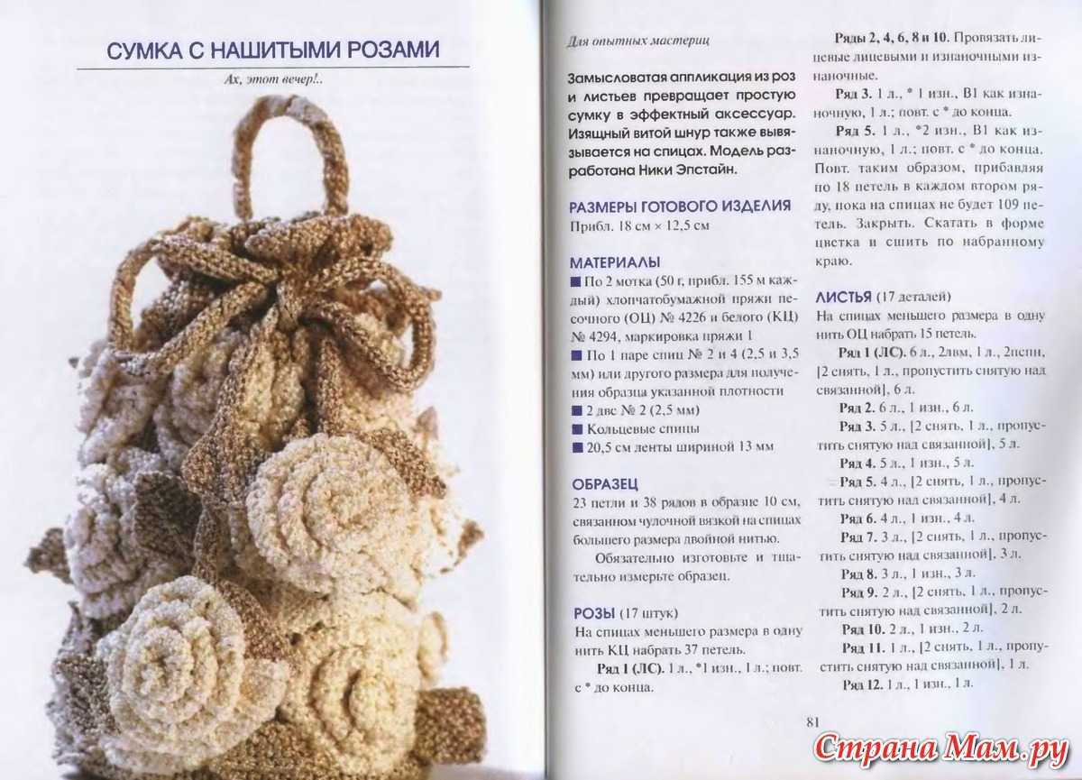 Вязаные сумки из джута крючком схемы и описание фото из журналов европы