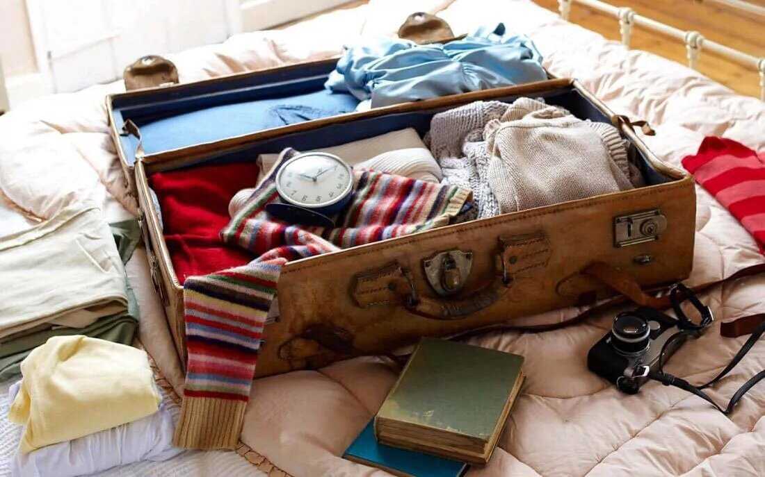 Сбор вещей в чемодан