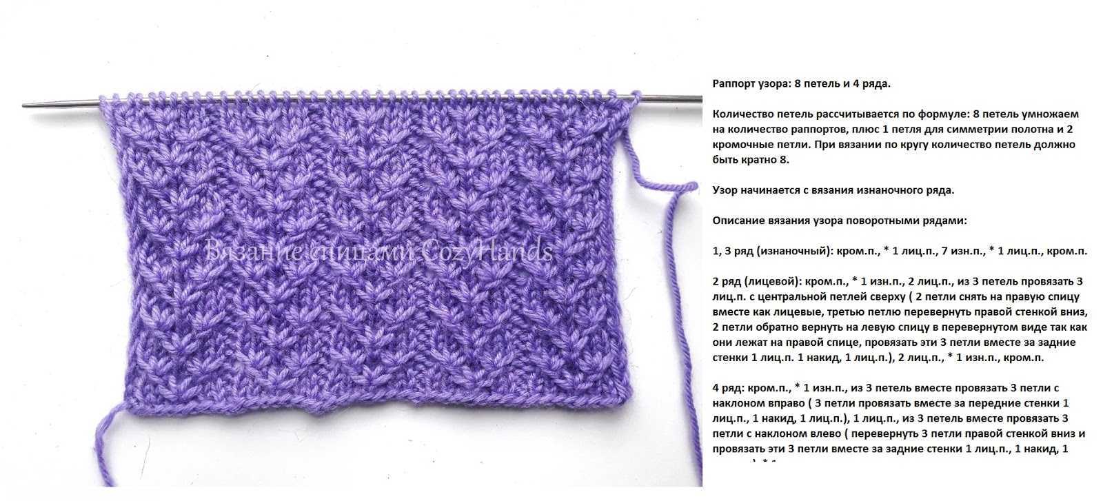 Платочная вязка спицами: схема, описание. как вязать платочной вязкой