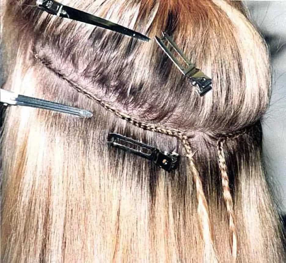 Как волосы для наращивания закрепить