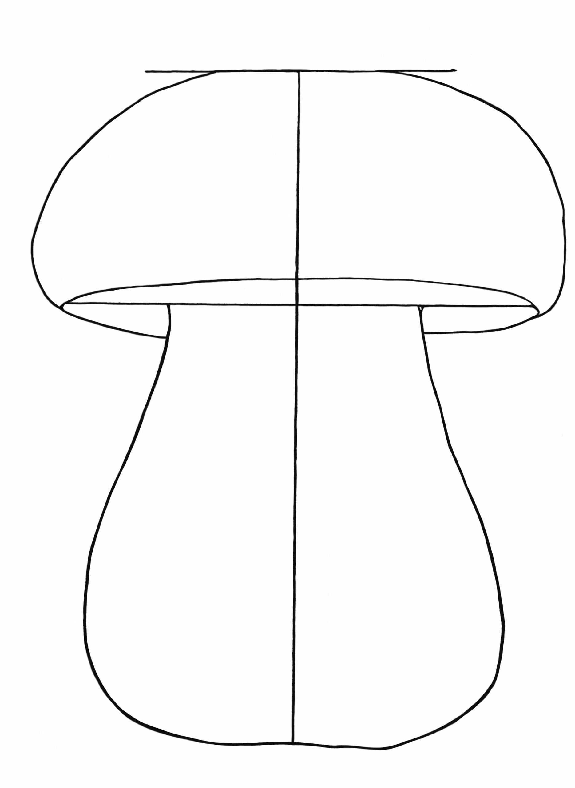 Рисование с детьми грибы