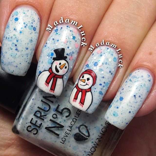 Как нарисовать на ногтях снежинку: инструкция :: syl.ru