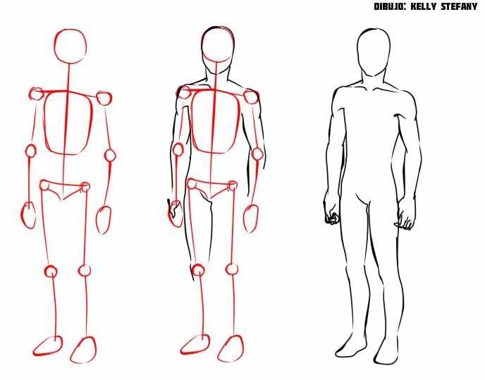 Как красиво нарисовать человека в полный рост