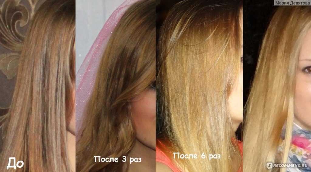 Маска для осветления волос в домашних