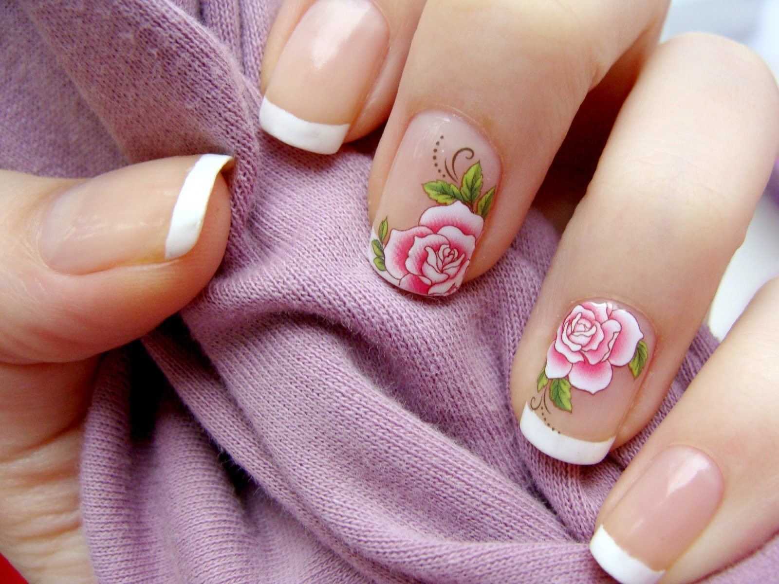 Как нарисовать цветок на ногтях - пошаговые техники | mastermanikura