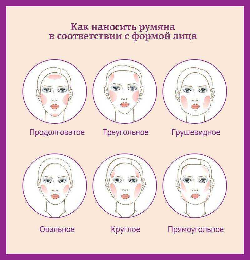 Формы лица в картинках