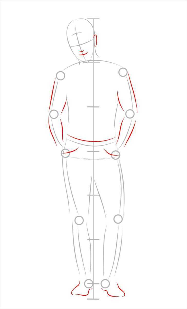 Как нарисовать человека пошаговая инструкция