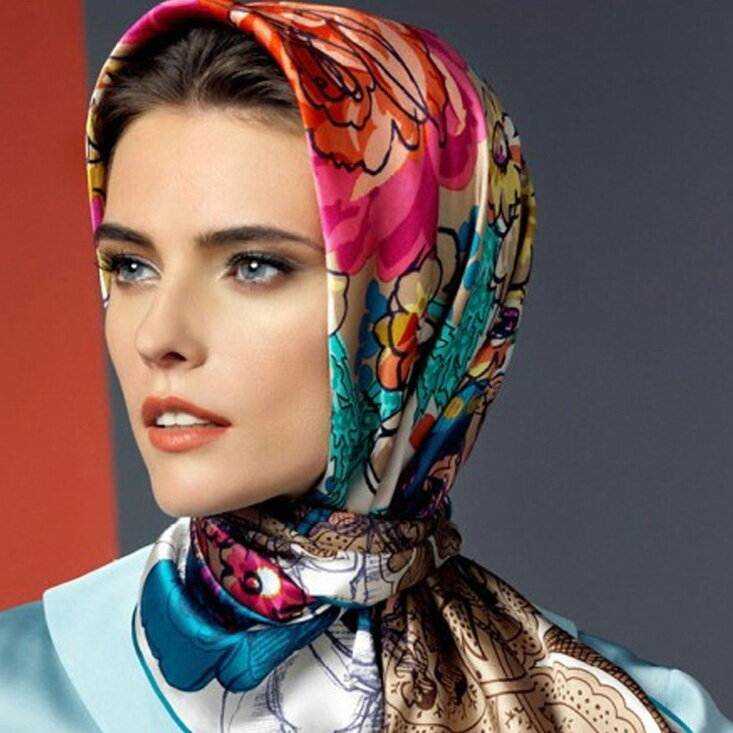 Как красиво завязать шарф на голову