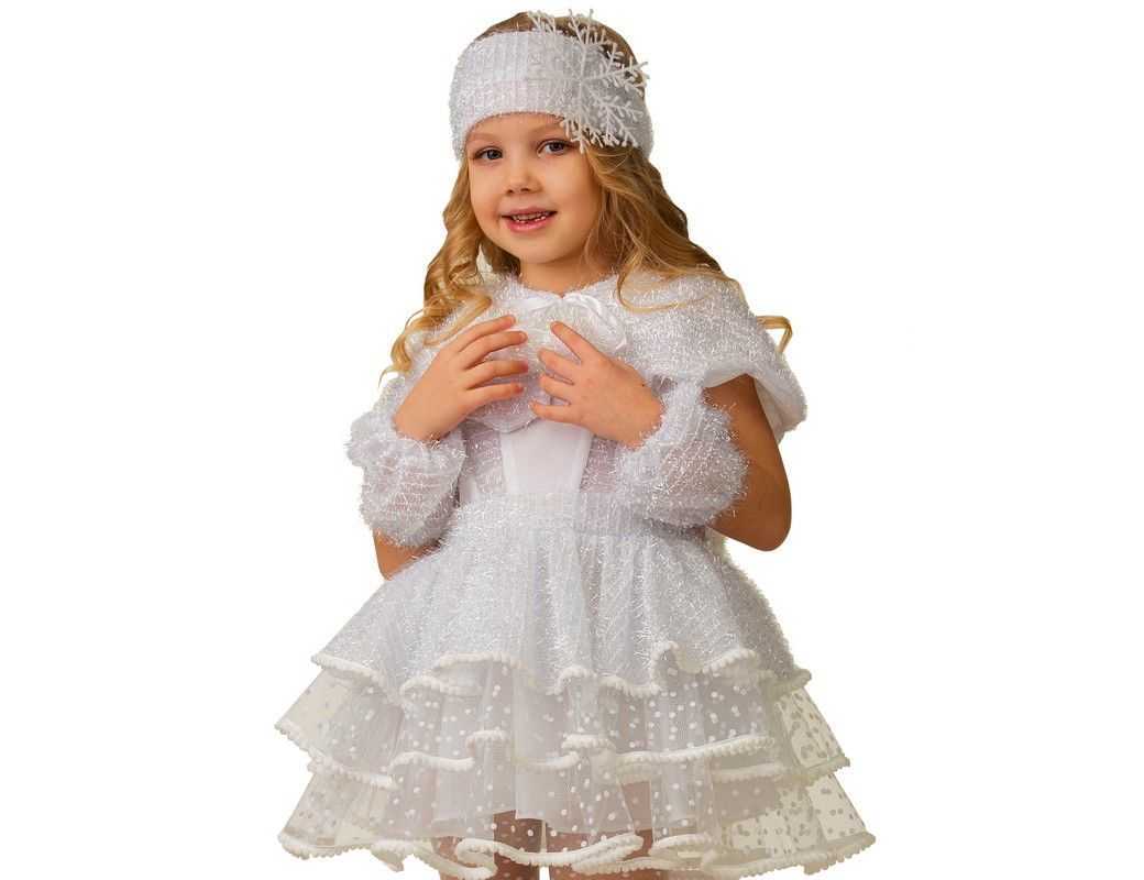 Платье снежинки для девочки на новый год своими руками: мастер-класс, фото