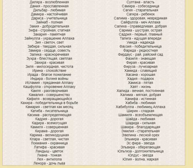 Список редких и красивых татарских имен для девочек. как правильно выбрать?