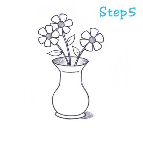 Как нарисовать вазу? как поэтапно нарисовать карандашом вазу с цветами, с фруктами? учимся рисовать цветы.