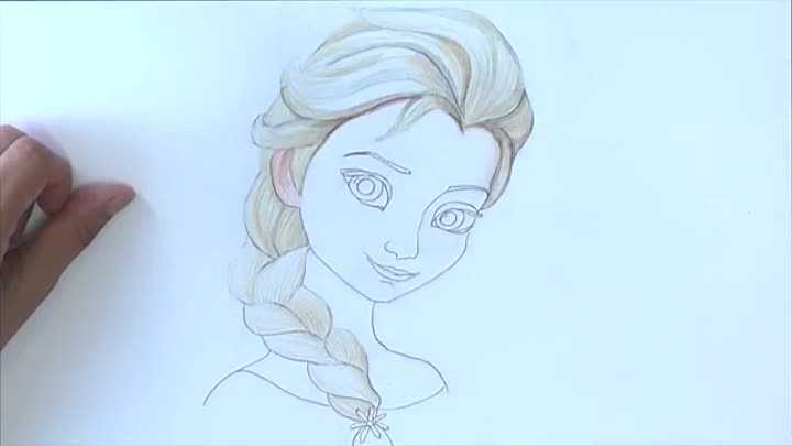 Рисовать эльзу поэтапно – как нарисовать эльзу из мультфильма холодное сердце