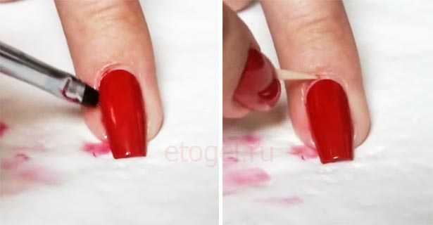 Как удалить с одежды свежий и засохший лак для ногтей