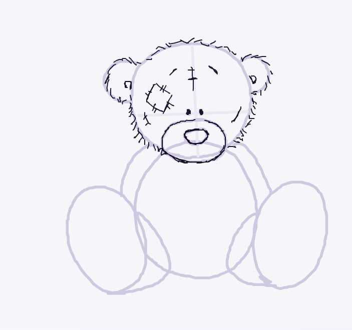 Мишки легкие карандашом. Мишка Тедди рисунок карандашом. Медведь рисунок карандашом. Медвежонок для рисования. Пошаговый рисунок мишки.