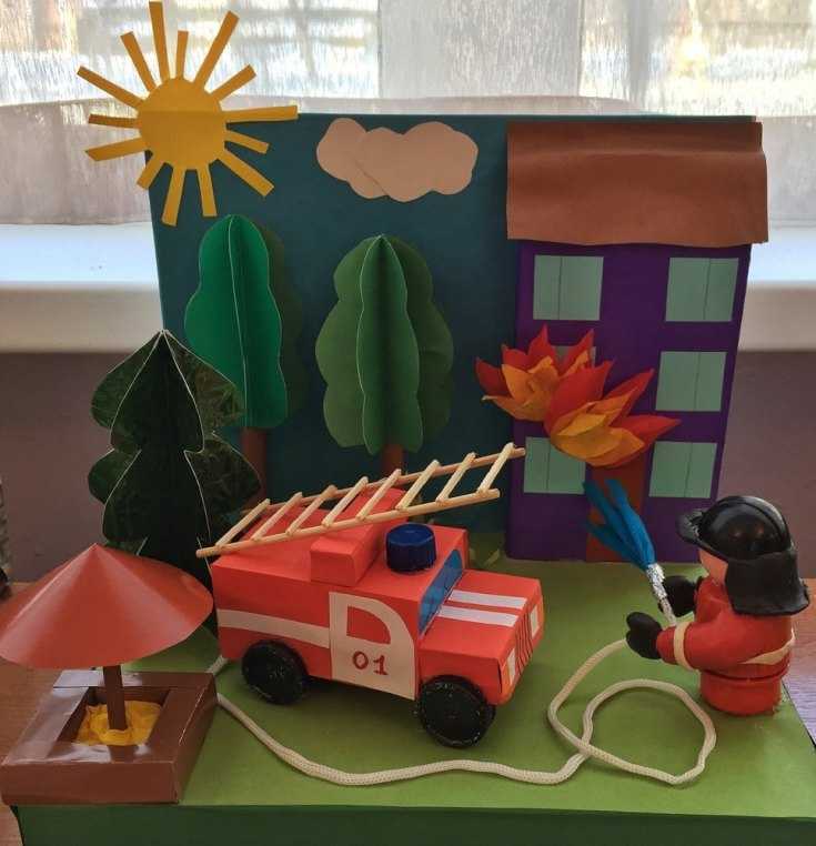 Поделка в детский сад на тему «пожарная безопасность», страна мастеров