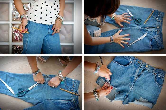 Стильные джинсы из старых джинсов – 12 лучших идей по джинсовым переделкам
