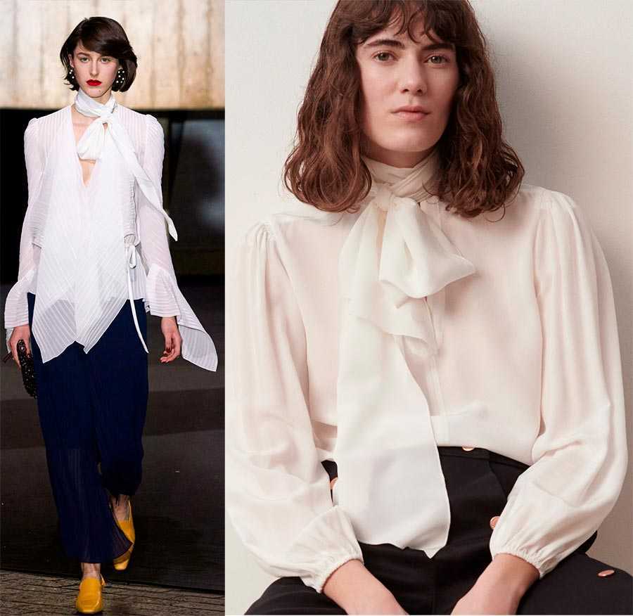 Блузка модные тенденции