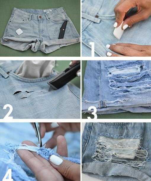 Как сделать из старых джинсов модные: советы и интересные идеи