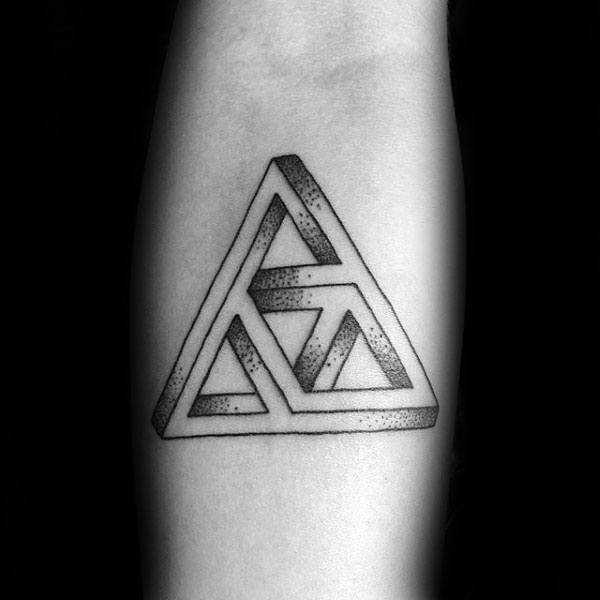 Tattoo • тату треугольник: популярные стили и композиции