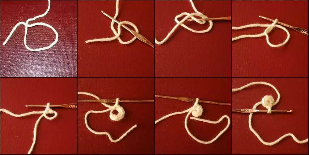 Кольцо амигуруми — правильное начало вязания круга