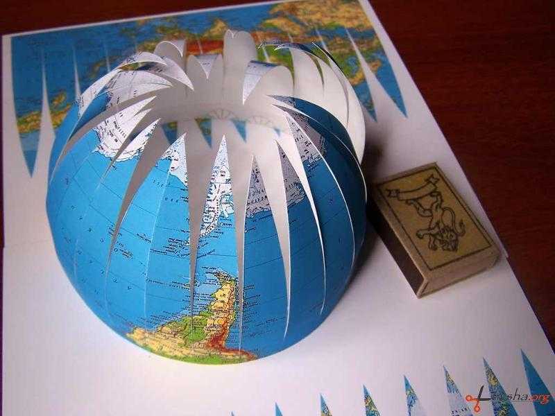 Глобус своими руками. как сделать? как сделать из бумаги модель земного шара