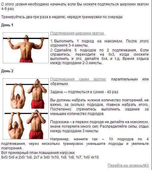 Как научиться подтягиваться на турнике с нуля до 10-15 раз в подходе: правильные вспомогательные упражнения для новичков