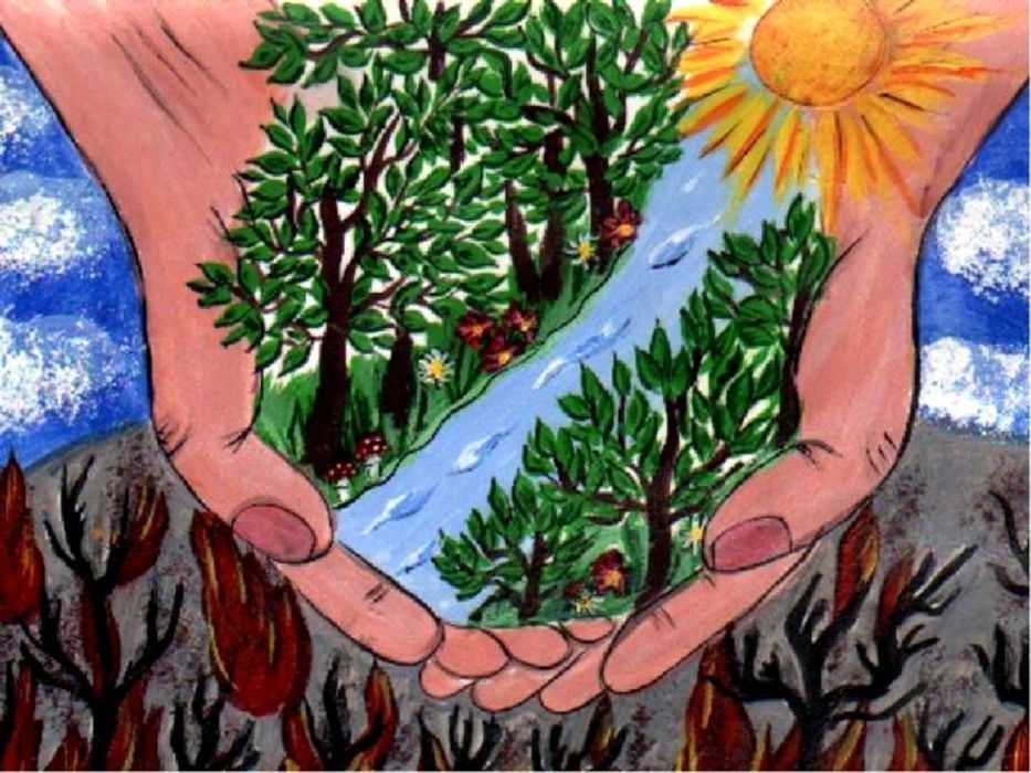 Детские рисунки на тему экология и охрана окружающей среды