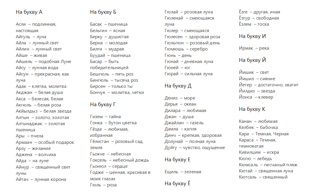 Татарские имена: полный список всех имен со значениями, красивые, редкие и современные / mama66.ru