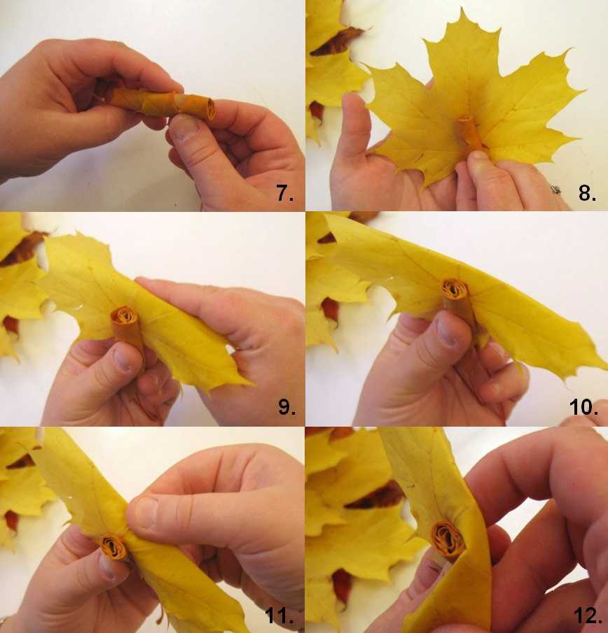 Осенний топиарий из природного материала своими руками