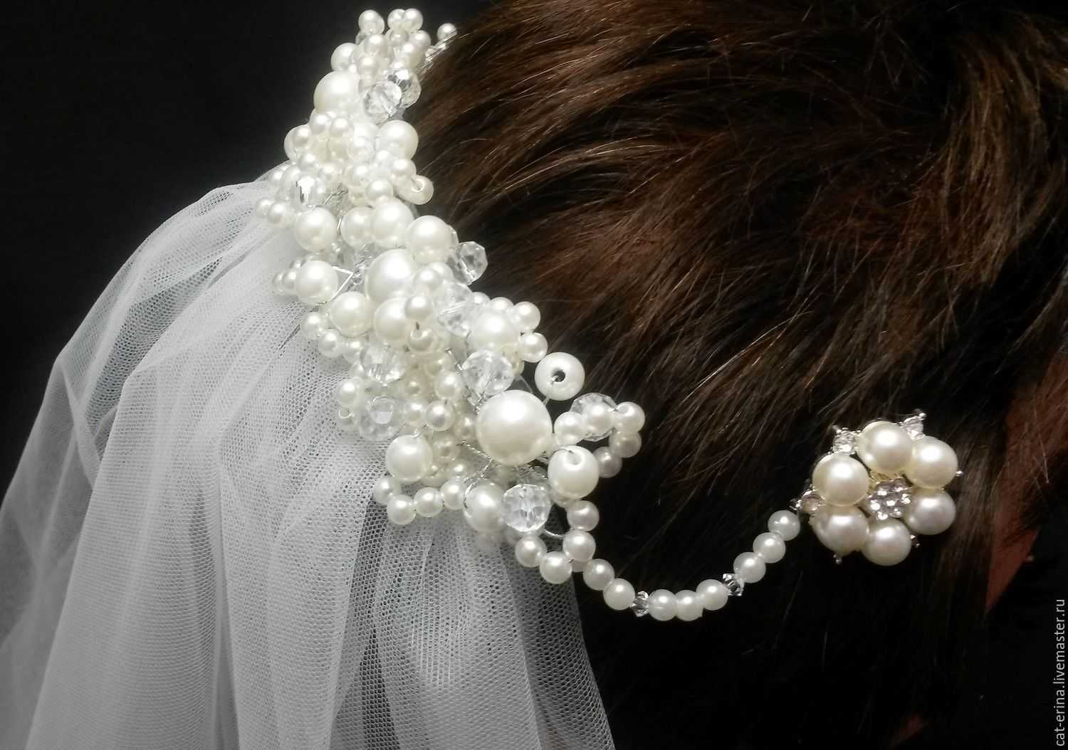 Красивые и необычные свадебные украшения для невесты из золота, бисера, ткани. свадебные украшения для невесты на голову в прическу, на руку, шею, платье своими руками
