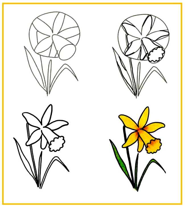 Картинки для срисовки цветы (70 фото)