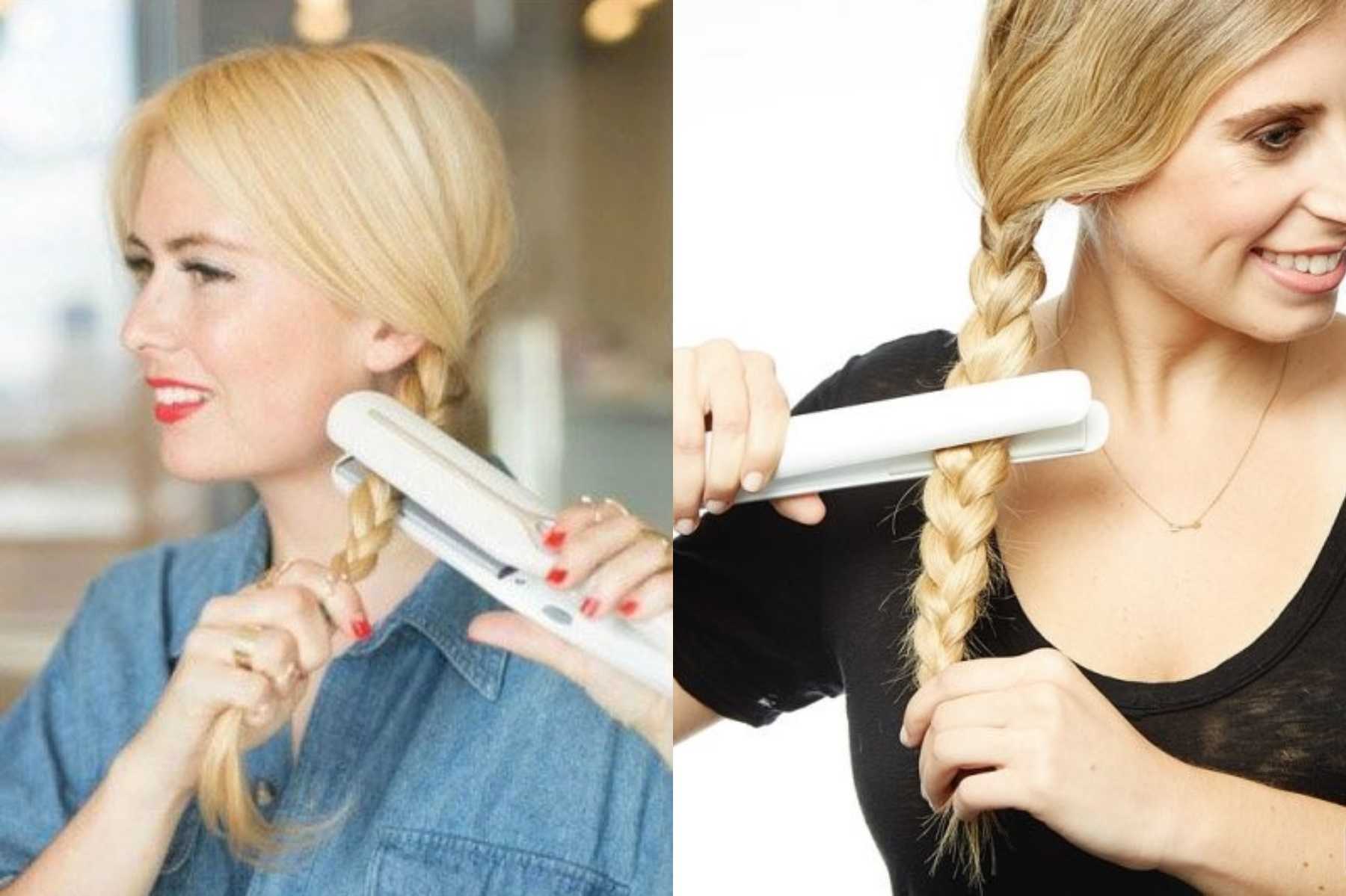 Как завить средние волосы на ночь с помощью спиральных пучков