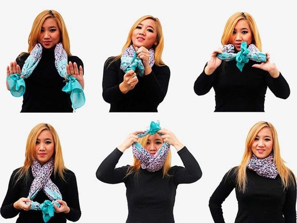 Как завязывать платки и шарфы