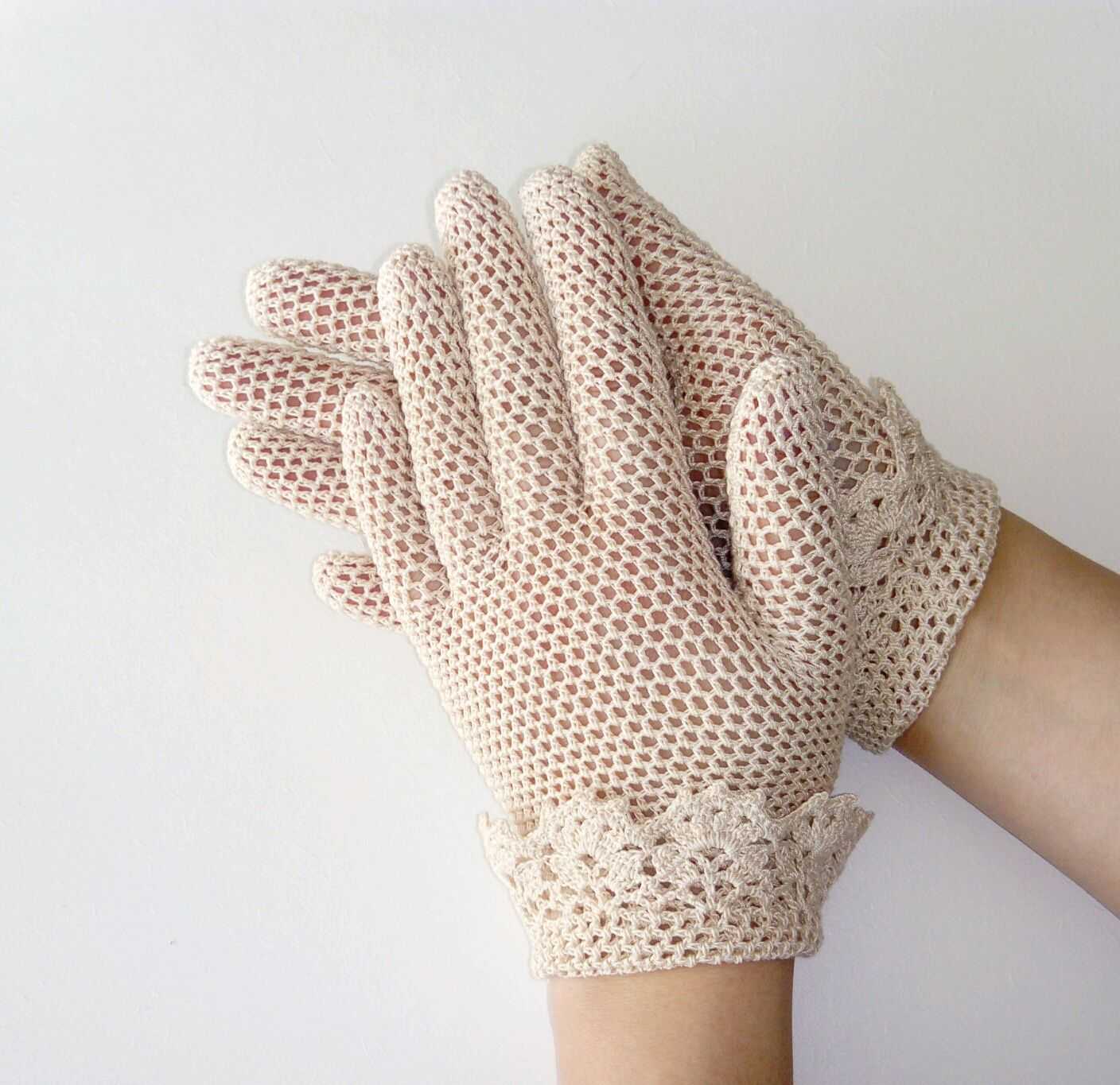 Мужские вязаные перчатки – практичность и мода. ажурные перчатки крючком и спицами: схемы и описание. вяжем крючком перчатки по схемам и описанию