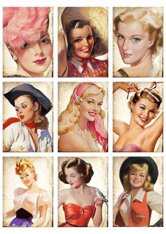 Нарисованная мода: 10 ретро образов в стиле pin up
