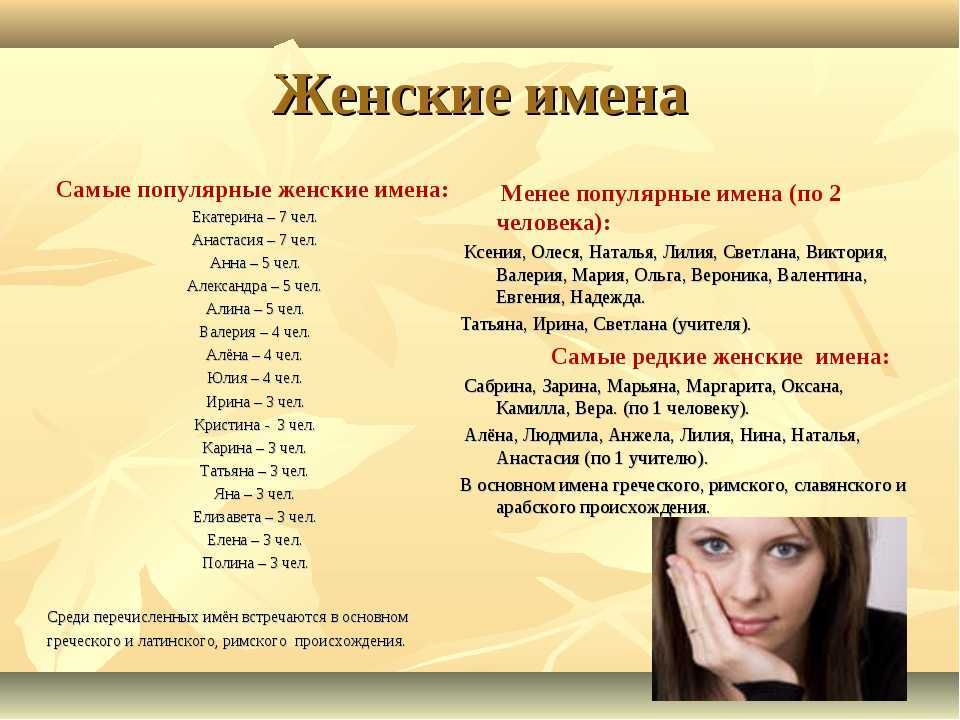 Самые счастливые и популярные имена для девочек