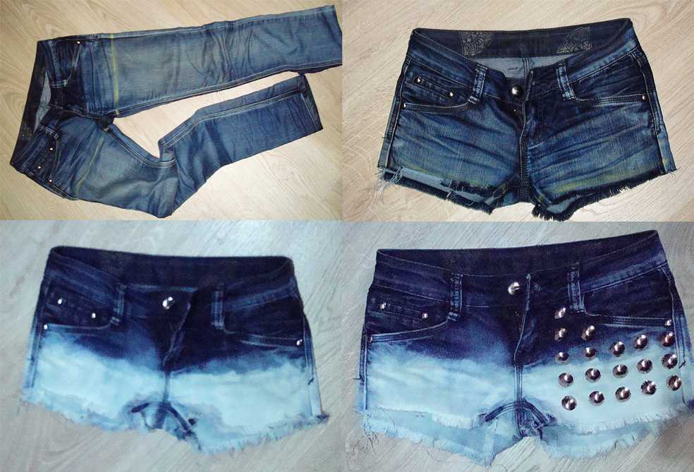 Как из джинсовой юбки сделать шорты своими руками поэтапно
