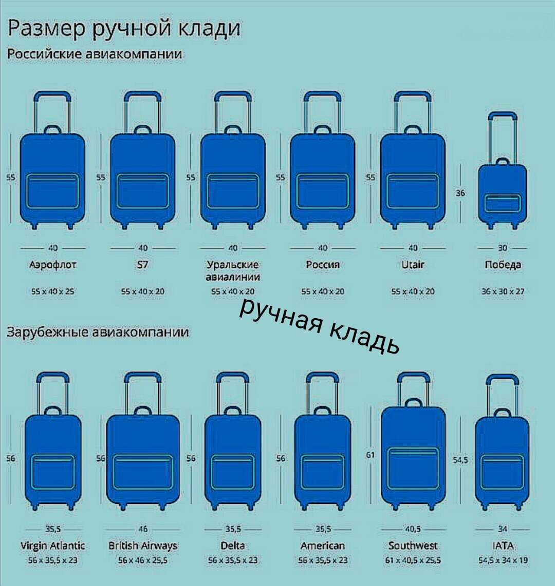 Какую сумку можно брать в самолет