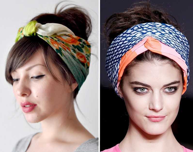 Как красиво завязать шарф и платок на голове